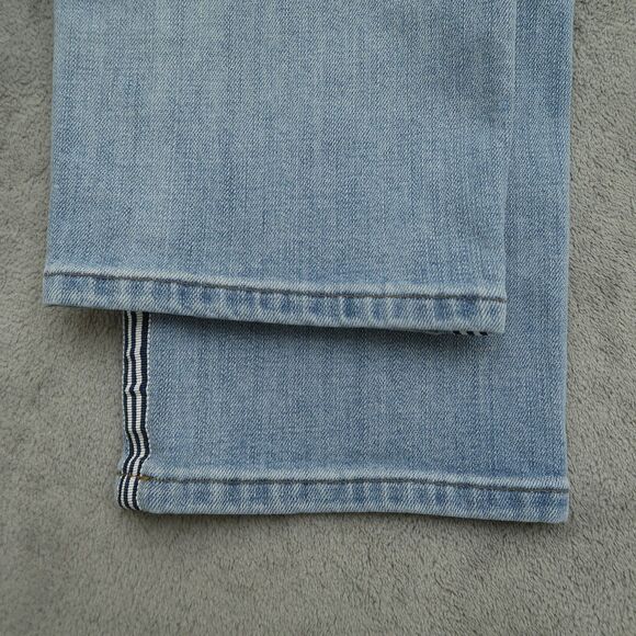Talbots Jeans Women's Size 8 Blue High-Rise Modern Ankle 26" Inseam Distressed - Picture 14 of 16
